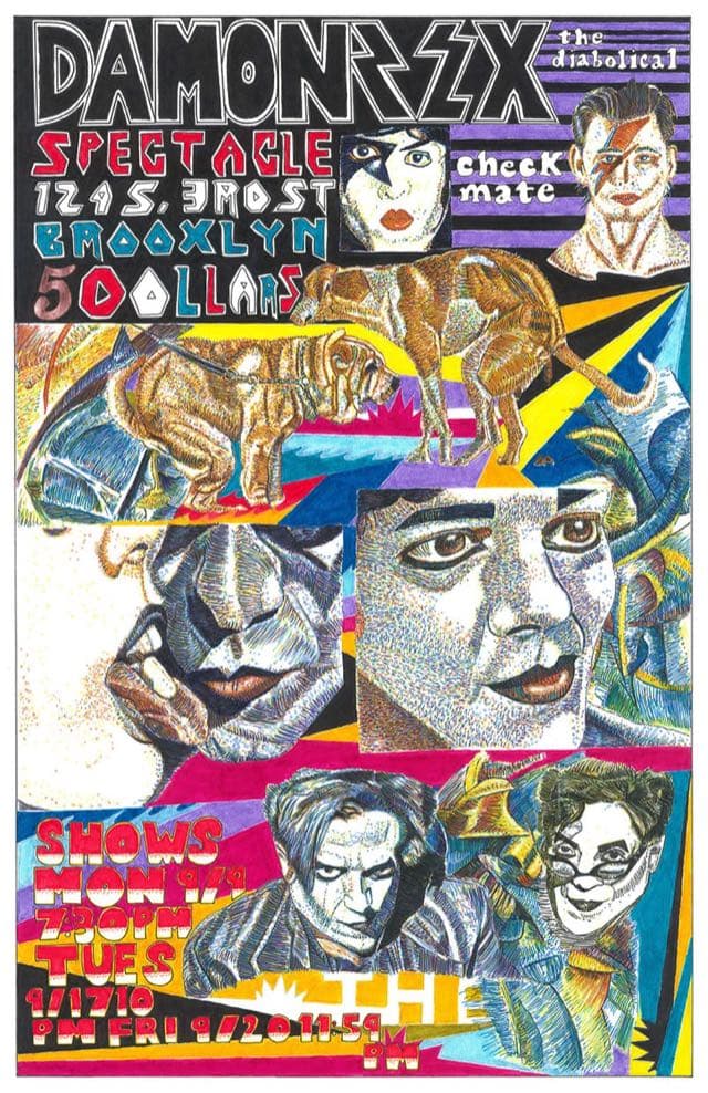 Tyler Peck's 2019 Spectacle screen-print for Damon Zex